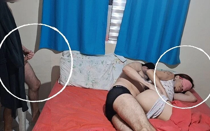 catherine laurent recommends blindfold prank porn pic