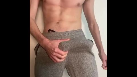 Best of Grey sweatpants porn