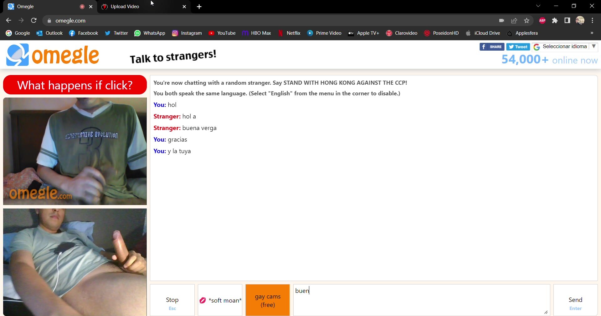 devon ambrose recommends Omegle Dick Flash