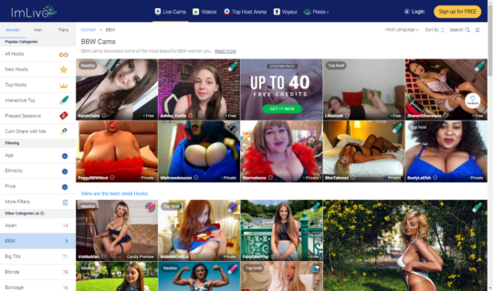 amanda tosh recommends Free Bbw Cams