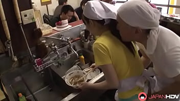 japanese waiter porn - ethot porn risky blowjob